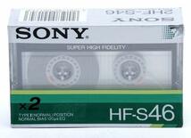 ※ 新品 古い HF-S SONY ソニー カセ ットテープ 46分 2本 Ra1404L4_画像1
