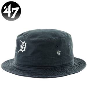 ☆正規品新品☆47BRAND BUCKET HAT フォーティセブン ブランド 帽子 バケットハット サファリハット タイガース ネイビー ユニセックス