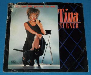 ☆7inch EP★US盤●TINA TURNER/ティナ・ターナー「Better Be Good To Me/あなたのとりこ」80s名曲!●