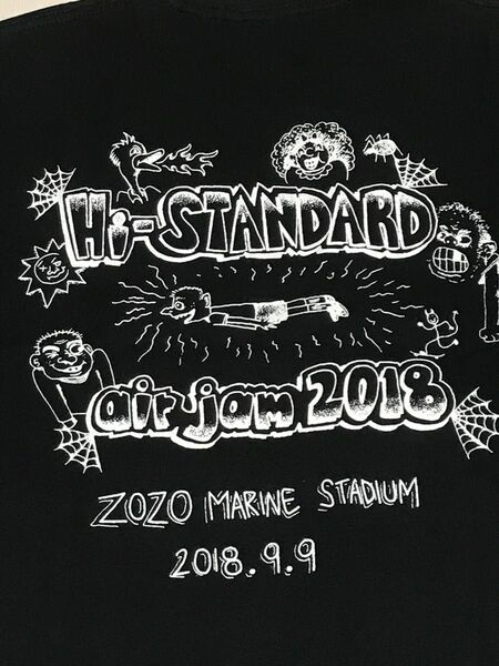 新品　Hi-standard AIRJAM2018 限定Tシャツ　ハイスタンダード 