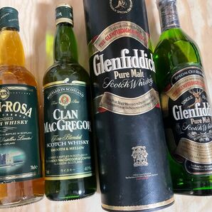 Glenfiddich Pure Malt グレンフィディックなどスコットランド産ウイスキー 3本セット 