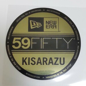 送料63円〜 正規品 NEWERA KISARAZU ニューエラ 木更津 ステッカー シール 検)非売品 販促品 59FIFTY サイズステッカー ノベルティ