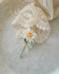  dyeing cloth flower * small Margaret. corsage 