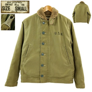 [S2746]C.C.MASTERS PHERROW'Ssi- Seamaster z Fellows N-1 deck jacket flight jacket size S