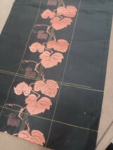 名古屋帯 7本 まとめ売り 着物帯 刺繍 和装小物 帯 和服 和装 リメイク ハンドメイド 素材色々 柄色々 材料 上品 高級感 コレクション_画像5