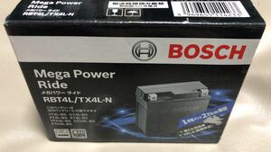 [新品]BOSCH mega power rideバッテリー 原付 TX4L-N