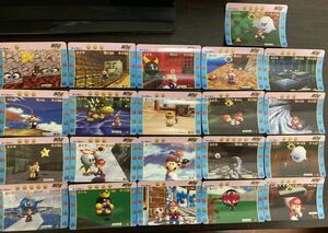 【21枚】当時物★スーパーマリオ Nintendo マリオ64 トップサン カード 　トップ製菓 ガム　レア　食玩