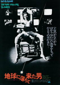 映画チラシ『地球に落ちて来た男』(1977年)