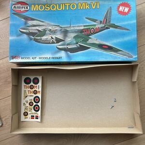 Airfix 1/48 Mosquito Mk VI 初版(袋未開封:ランナーのカケラが数片袋から外に)