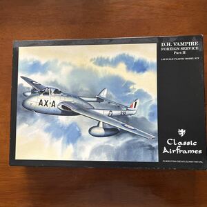 Classic Airframes 1/48 D.H.Vampire 外国機II:4カ国(箱未開封、新品)