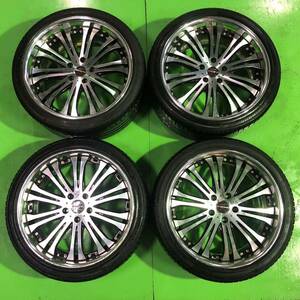 NT158 中古 AME ENKEI SHALLEN エンケイ シャレン ホイール 19×8.5J +36 19×9.5J +38 PCD 114.3 タイヤ 245/35R19 275/30R19【UZZ40】