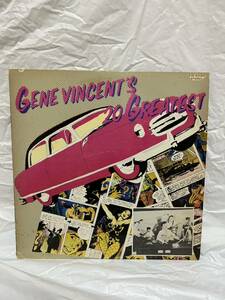 J103◎LP レコード これぞ ジーン ヴィンセント!! 20グレイテスト ヒッツ GENE VINCENT'S 20 GREATEST GENE VINCENT/写真集付き ロカビリー