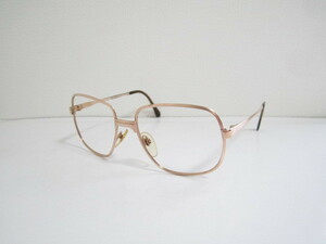 陸◆ビンテージ　レトロ　RODENSTOCK　LORD　1/20　10K　ローデンストック　ウェリントン型　ホワイトゴールド系　眼鏡　中古品