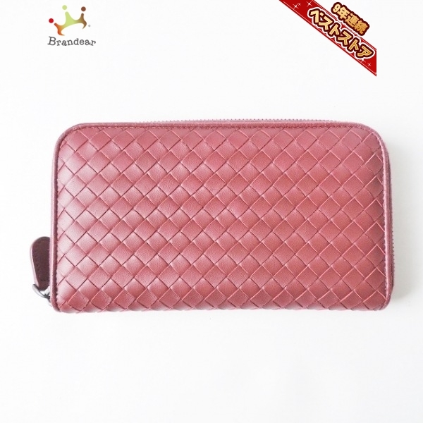 Yahoo!オークション -「bottega veneta☆ ジップアラウンドウォレット