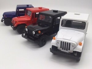 お得な4色コンプリートセット 1/26 1971 ジープ DJ-5B ミニカー jeep 新品 プルバック USPS 郵便配達