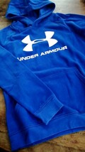 UNDER ARMOUR ☆ アンダーアーマーパーカー 　パーカ　ブルー　160 YXL　♪ta23_画像1