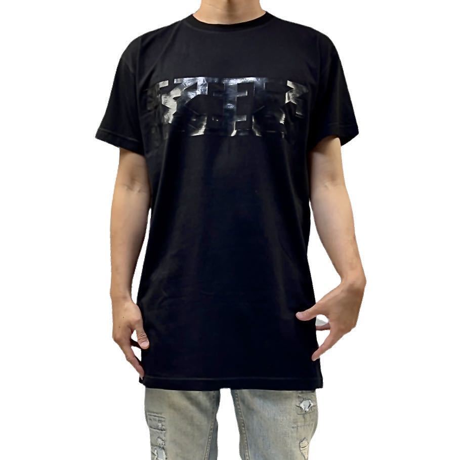BALENCIAGA バレンシアガ 背面立体ラバーロゴ 白Tシャツ サイズL Tee