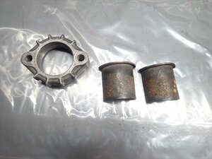 βEE13-2 Kawasaki Z200 KZ200A (S54 year ) out of print! original muffler flange tenth color attaching! damage less!