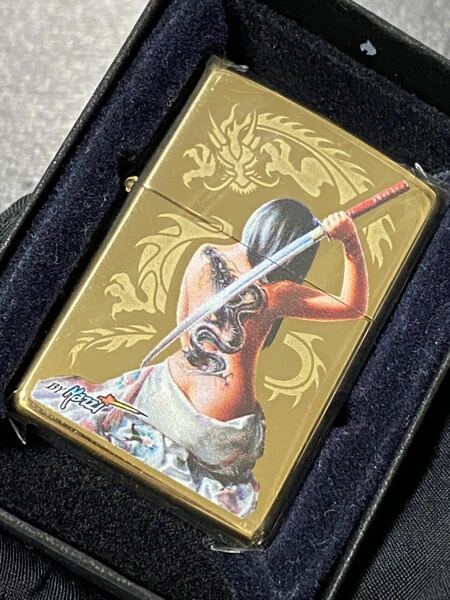 zippo セクシーガール ゴールド GOLD 希少モデル 2020年製 ゴールドインナー 2020年製 ケース 保証書付き