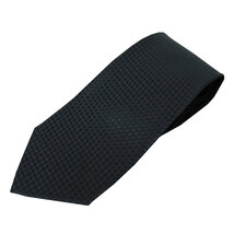礼装用ネクタイ 黒 シルク100％ FB02_画像4