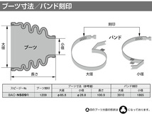 アウトランダー CW4W CW5W ドライブシャフトブーツ フロント アウタ側 左右共通 片側 1個 スピージー Speasy 分割式 ワレ有_画像2