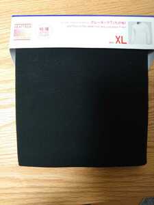 ユニクロ　ヒートテック極暖　クルーネック（九分袖） ブラック　UNIQLO　XL　