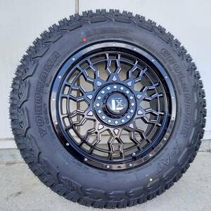 ラングラー タイヤホイールセット 18インチ ヨコハマ ジオランダー X-AT 285/65R18 285/60R18 LEXXEL PreDator BLA/BLA,C JEEP JL 