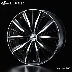 WEDS Leonis VX 20x8.5J+35 5H/114 BKMC/ черный зеркало cut (4шт.@) торговец прямая поставка бесплатная доставка 