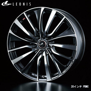 WEDS Leonis VT 20x8.5J+52 5H/114 PBMC/ жемчуг черный зеркало cut (4шт.@) торговец прямая поставка бесплатная доставка 