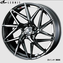 WEDS レオニスIT 16x5.0J+45 4H/100 BMCMC/ブラックメタルコートミラーカット (4本) 業者様直送送料無料_画像2