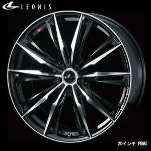 WEDS Leonis GX 18x7.0J+55 5H/114 PBMC/ pearl black / mirror cut (4ps.@) trader direct delivery free shipping 