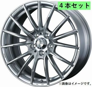 個人宅発送可能 ウエッズスポーツ WedsSport 18X8.5J +35 5穴 PCD114.3 VI-SIL ホイール 4本セット SA-35R エスエーサンゴーアール (73622)