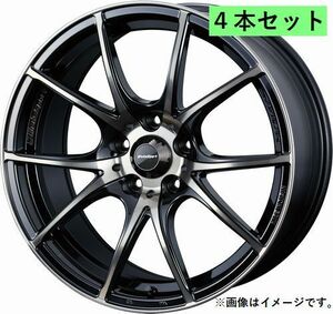 個人宅発送可能 ウエッズスポーツ WedsSport 18X9.5J +45 5穴 PCD114.3 ZBB ホイール 4本セット SA-10R エスエーイチマルアール (72640)