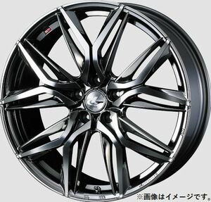 個人宅発送可能 ウエッズ Weds 19X7.5J +48 5穴 PCD114.3 BMCMC ホイール 1本 LEONIS LM レオニス エルエム (40833)