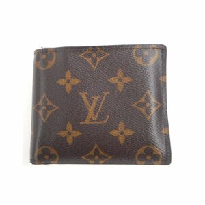 ルイヴィトン 2つ折り財布 LOUIS VUITTON モノグラム ポルトフォイユ・マルコNM M62288 中古 ブラウン 2021年