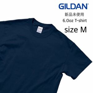 【ギルダン】新品未使用 ウルトラコットン 6oz 無地 半袖Tシャツ 紺 M ネイビー GILDAN 2000