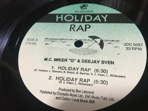 ★M.C.MikerG & Deejay Sven / Holiday Rap 12EP★ qsot3