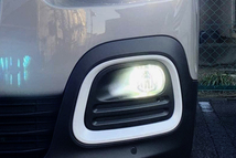 フィアット Fiat ドブロ Doblo LEDフォグ プロジェクター式 6500k ホワイト_画像2