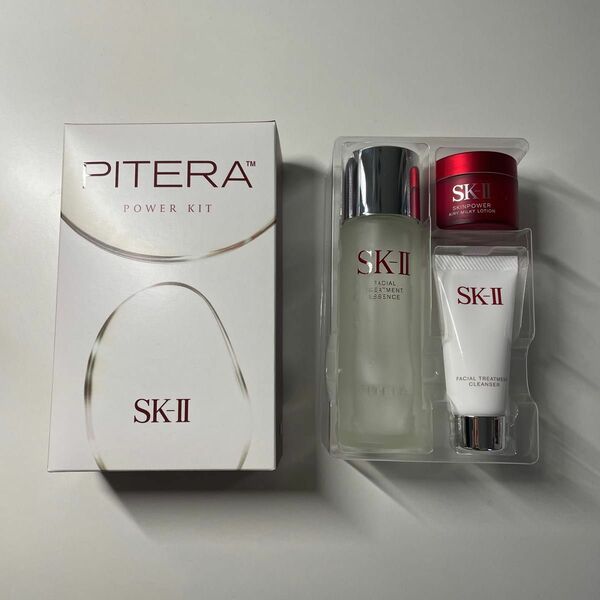 SK-II ピテラ パワー キット (トリートメントエッセンス 75mL + スキンパワーエアリー 15g + クレンザー 20g