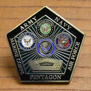 チャレンジコイン 国防総省 紋章 ペンタゴン 記念メダル Challenge Coin 記念コイン Pentagon