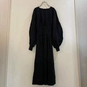 ZARA/ザラ 長袖チュニックロングワンピース ブラック 黒 レディース S