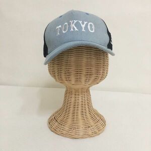 ジャイアンツ★TOKYO/東京 メッシュキャップ 帽子 ブルー 水色 メンズ F