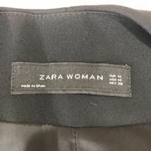 しわ加工☆ZARA WOMAN/ザラウーマン ジャケット カウルスリーブ ブラック サイズM レディース_画像4