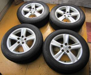 G585☆バリ溝　トヨタ　マークＸ　215/60R16　16X7J　PCD114.3　+40