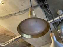 LED内蔵 φ13.3cm/epoca pendant-lamp/gold(検,midcentury,ミッドセンチュリー,パントン,ビンテージ,50's,60's,銅色,キッチンペンダント_画像5