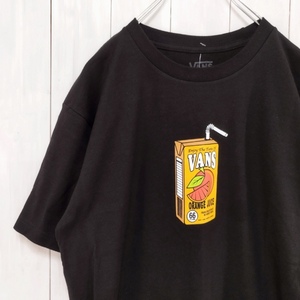 即決【新品】VANS　USバンズ　Tシャツ　ブラック　L　★VANS JUICE BOX