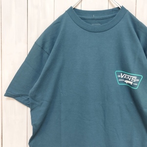 即決【新品】VANS　USバンズ　Tシャツ　ティール　S　★FULL PATCH BACK