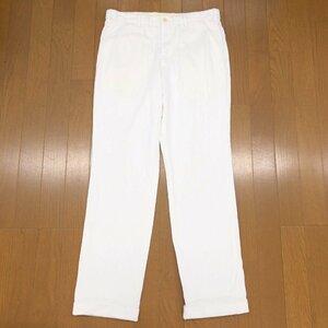 ●TAKEO KIKUCHI タケオキクチ チノパンツ 3(L) w80 白 ホワイト 白パン 国内正規品 メンズ 紳士