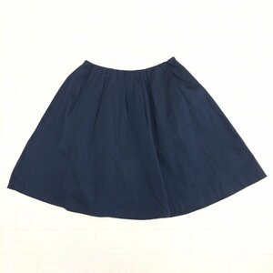 URBAN RESEARCH ROSSO アーバンリサーチ ギャザー スカート 36(S) 濃紺 ネイビー 日本製 フレアスカート 国内正規品 レディース 女性用