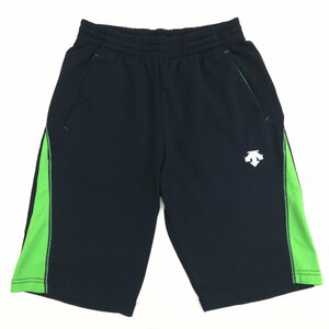 DESCENTE デサント 吸水速乾 ドライ ジャージ ショーツ M 黒 ブラック ハーフパンツ 短パン トレーニング スポーツ メンズ 紳士